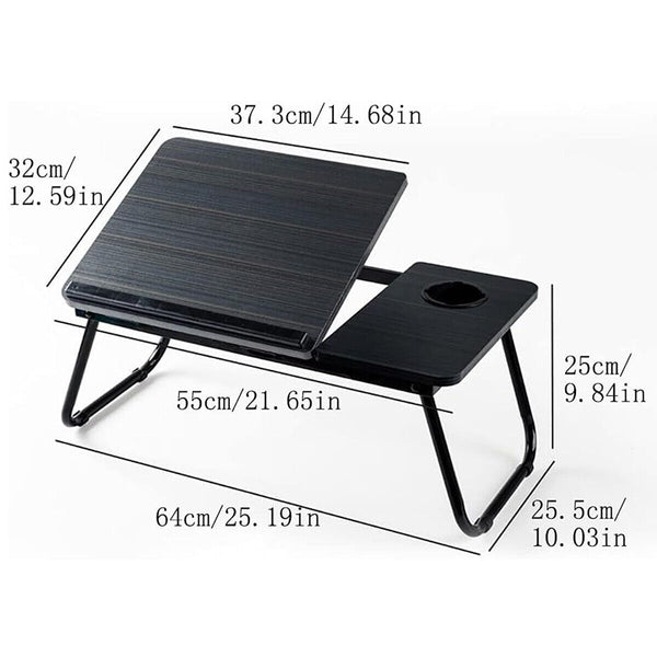Small Bedside Table Multifunctional Foldable Desk Portable Folding Bedside Tray