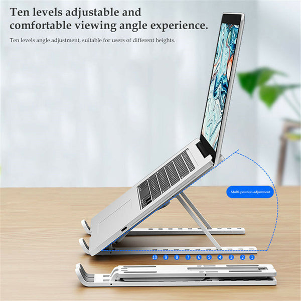 Folding Cooling Adjustable Laptop Stand Notebook Bracket Portable Tablet Holder