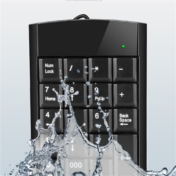 Numeric Keypad USB Wired Keyboard Number Pad for Laptop Desktop PC 19 key New AU