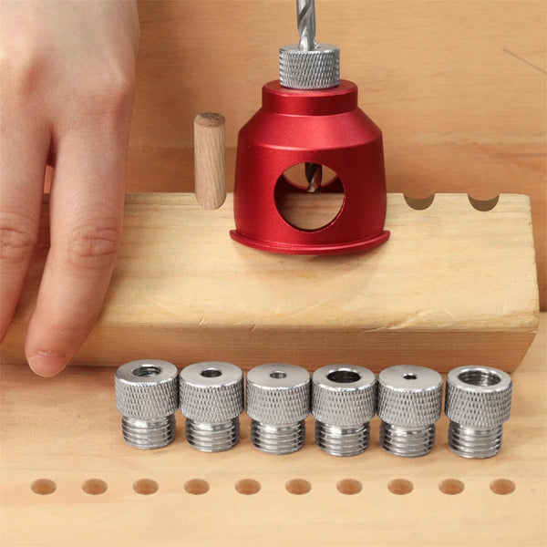 2 Set 90 Degree Drill Guide for 3mm to 10mm Bits – Straight Hole Drilling Positioner for Woodworking