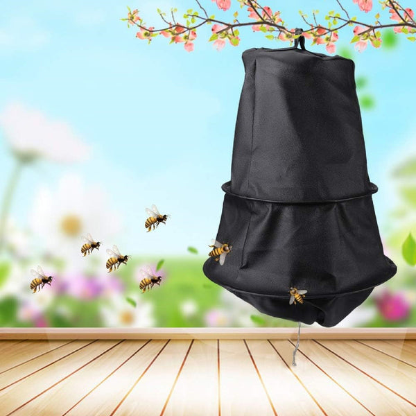 Bee Collecting Cage Bag for Beekeeping – Mesh Swarm Catching Net with Oxford Cloth