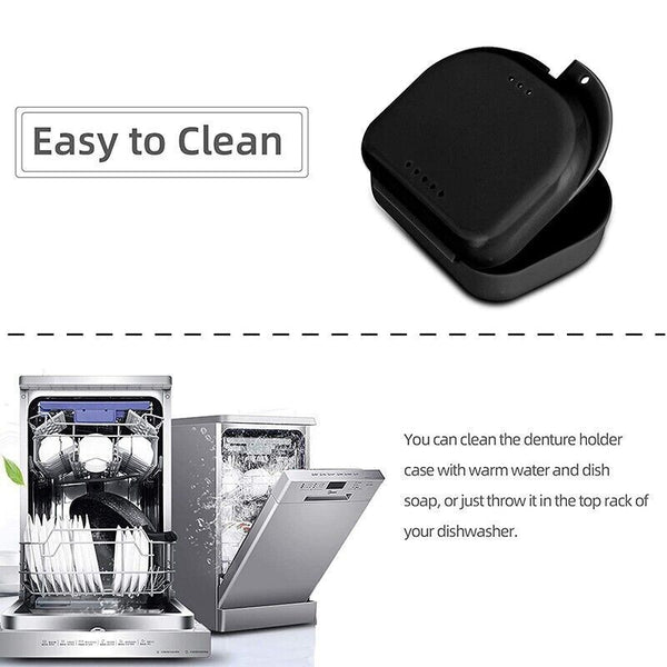 Orthodontic Retainer Box Teeth Mouth Denture Dental Case Guard Storage Sport AU