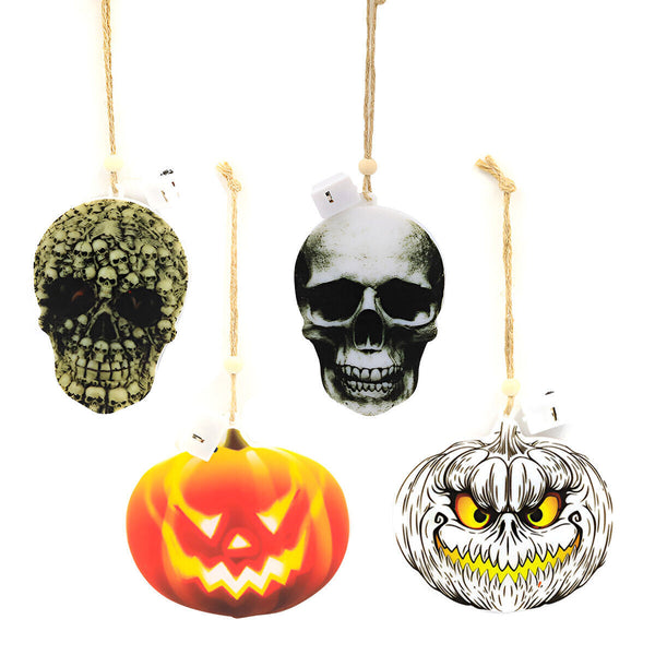 Halloween LED decoration lights hanging overhead