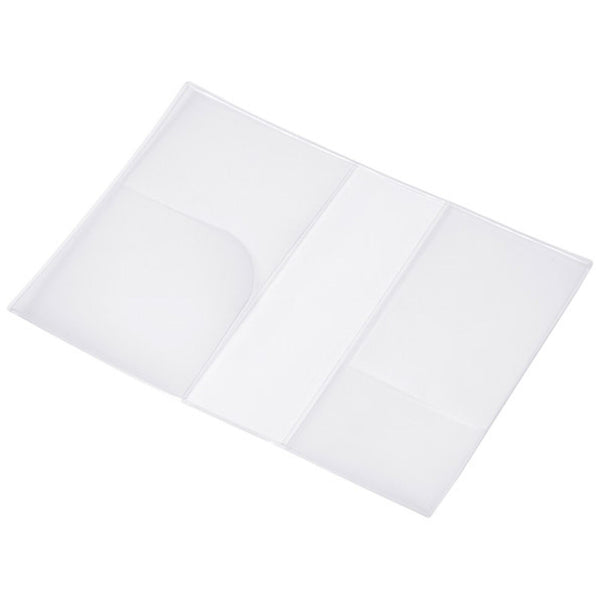 Passport Cover Protector Travel Clear Holder Organiser Wallet Matte Transparent