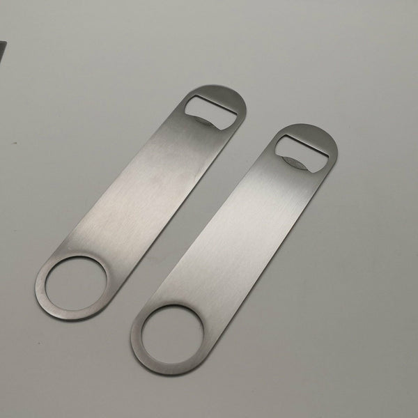 Bottle Opener Stainless Steel Flat Bar Blade Cap Remover Can Beer Drink