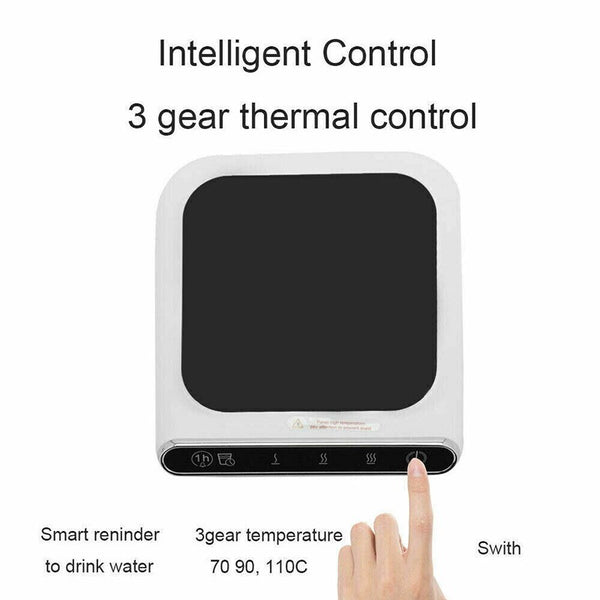 Smart USB Coffee Mug Warmer Adjustable Tea Milk Cup Heating Plate