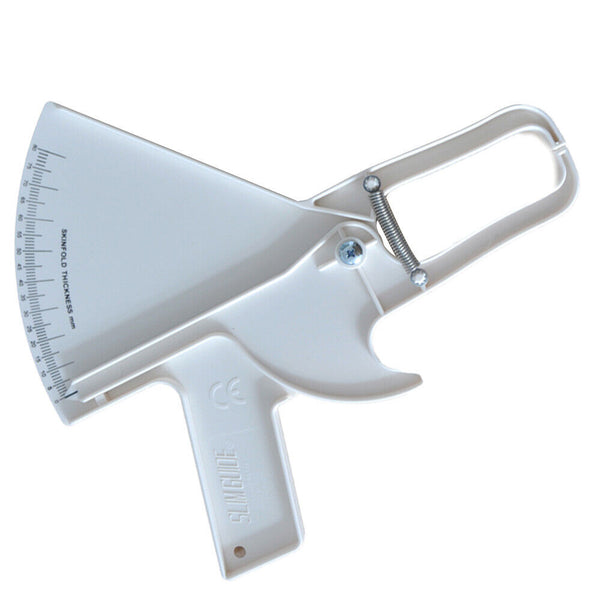 Slim Guide Skinfold Body Fat Caliper Test 0-80MM Skin Fold Tester Measurement