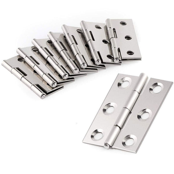 10/20Pcs Internal Door Hinge Ball Bearing Butt Hinges  Polished Stainless Steel