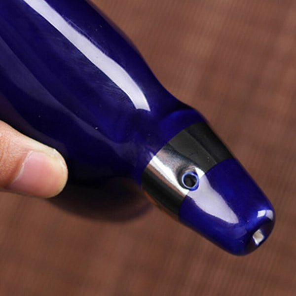 12Hole Ceramic Legend of Zelda Wind Alto C Ocarina Gift Instrument Flute Blue