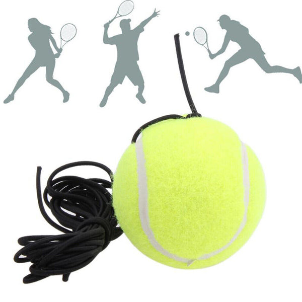 Back Single Solo Training Trainer Tool Set Rebound Balls Base Tennis Practice