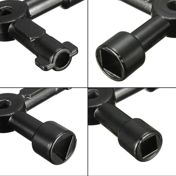 4 in 1 Multifunctional Cross Key for Train Cabinet Elevator Triangle Square AU