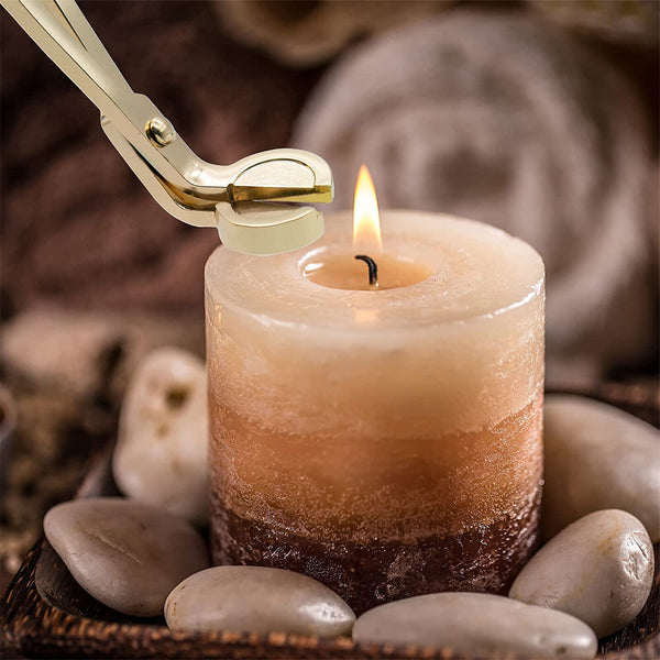 18cm Candle Wick Trimmer Oil Lamp Stainless Steel Trim Scissors Snuffers Cutter