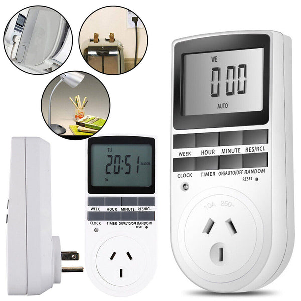 Timer Switch 240V Day Week Socket Power Electric Automation Digital LCD Display