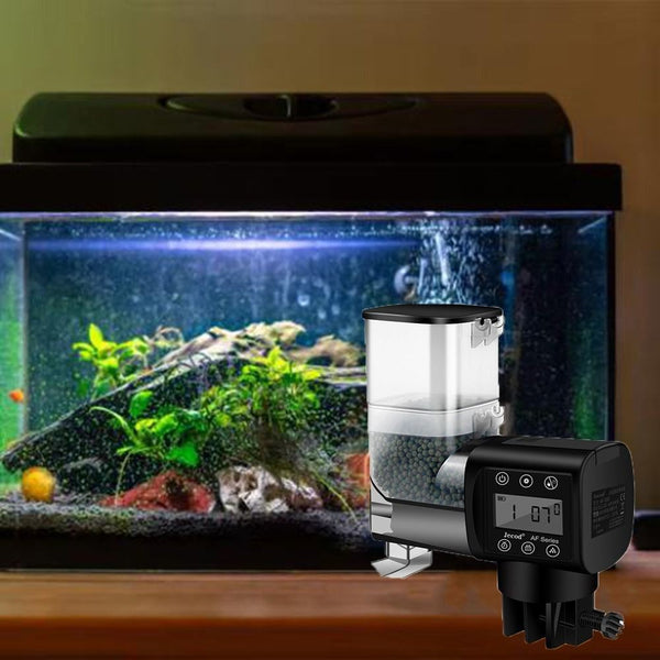 500ML Automatic Fish Feeder Aquarium Tank Auto Food Dispenser Adjustable Timer
