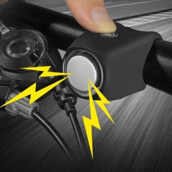 MTB Electric Waterproof Horn 120db Bicycle Cycling Bike Rings Handlebar Ring