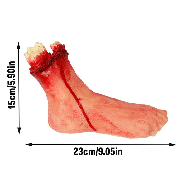 Halloween severed hand prop size detail