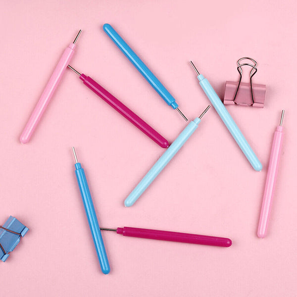 6Pcs Slotted Paper Craft Tool Handmade Kit DIY Winder Roll Paper Quilling Pen