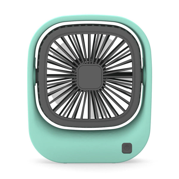 Mini Fan Air Cooler Portable Desk USB Charging Rechargeable Travel Camping AU
