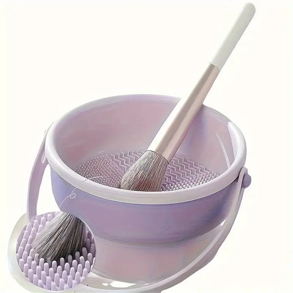 3 in 1 Makeup Brush Cleaner & Drying Rack Set