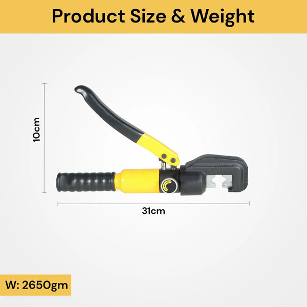 10 Ton Dies 4mm-70mm Hydraulic Wire Crimper Terminal Wire Lug Crimping Tools Kit
