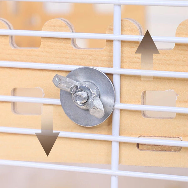 Hamster Parrot Play Stand Jump Platform Squirrel Cage Accessories Gear Pet Toy