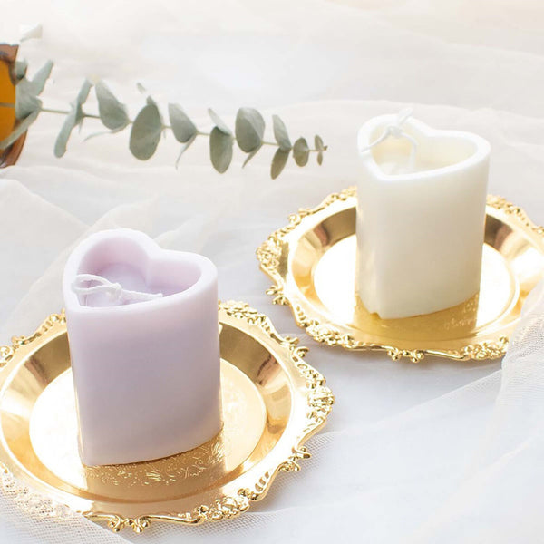 3D Hot Love Heart Candle Mould Soap Aromatherapy Candle Mold Craft Making DIY AU
