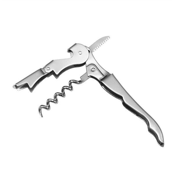 1-3X Waiters Friend Corkscrew Stainless Steel Wine Bottle Opener Screw Knife Bar