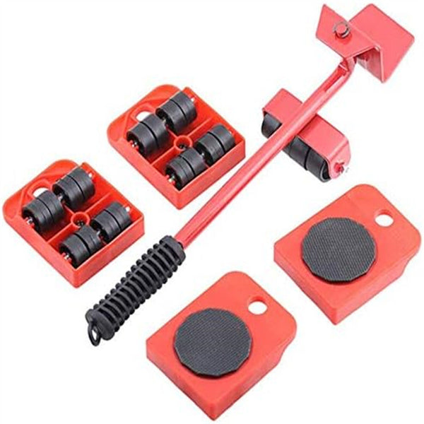 10PCS Heavy Furniture Moving Lifter Roller Move Tool Set Wheel Mover Sliders Kit