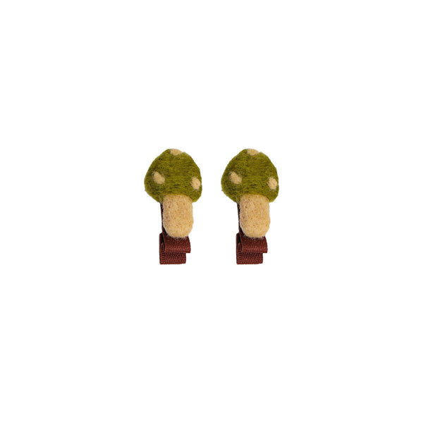 Autumn Winter Cute Mushroom Sheep Felt Hair Clip Children's Hair Accessories