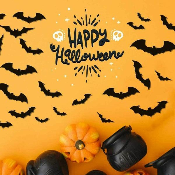 AU Halloween 3M Bat Hanging Pumpkin Spider Bat Garland Scary Decoration Party