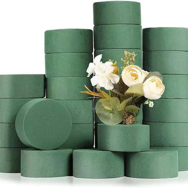 20 Pcs Round Wet Floral Foam Quality Material For Flower Arrangement DIY Craft