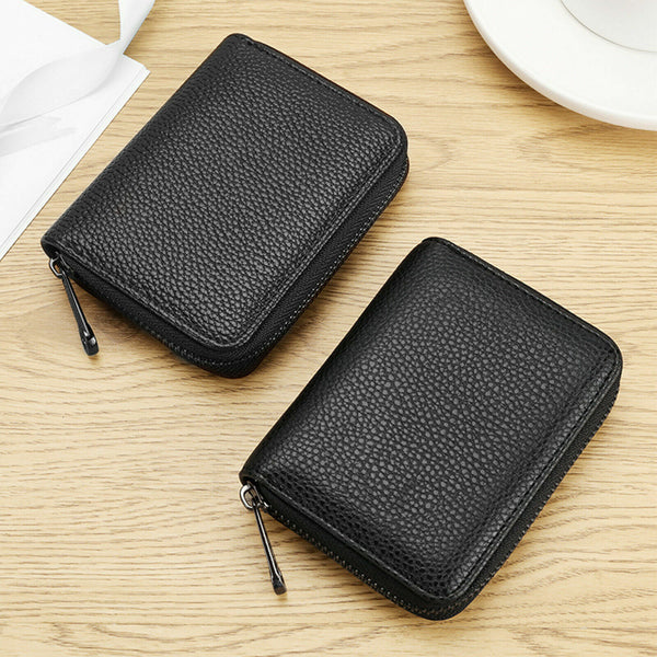 RFID Blocking Mini Leather 22 card Wallet Business Case Purse Credit Card Holder