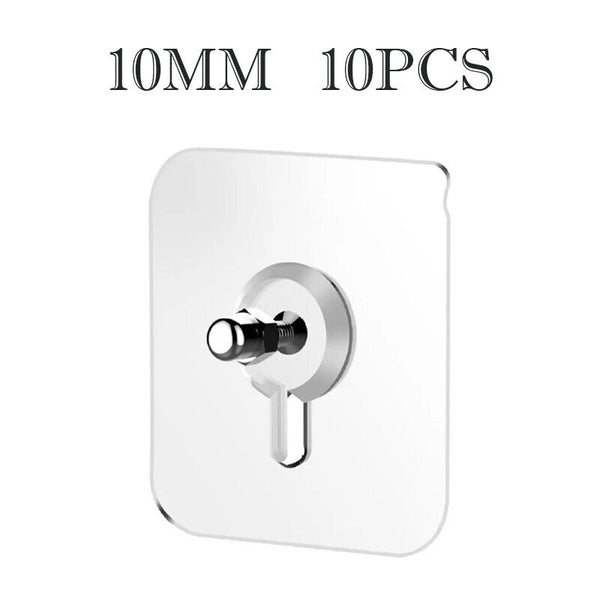 Punch-Free Self Adhesive Screw Sticker Wall Hanging Hook Nail Holder