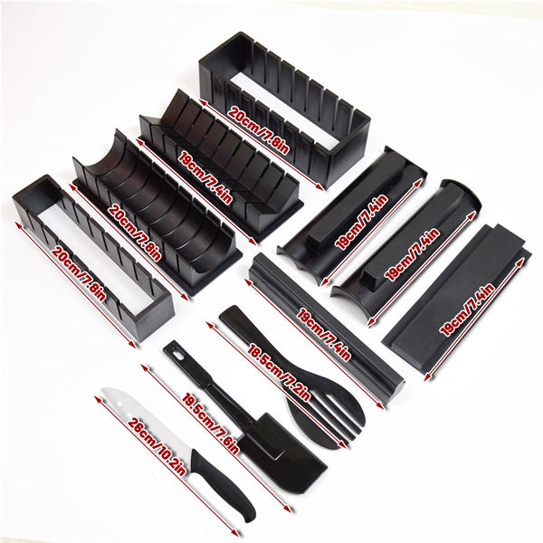 DIY Sushi Maker Kit Rice Roller Mold Set for Beginners Homemade Sushi Tool