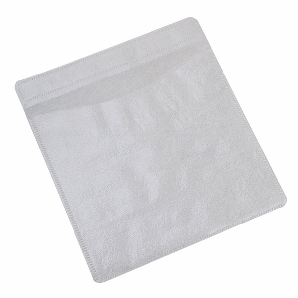 600PCS Premium White CD DVD Double Sided Plastic Sleeves Holds 2 Discs Sleeves