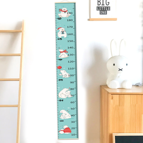 Kids Height Chart Wall Sticker Growth Measurement Ruler Nursery Wall Decal