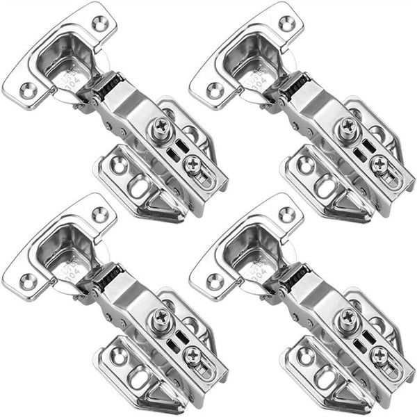 10-50PCS Door Hinge Cabinet Cupboard Hinges Soft Close Full Overlay Wardrobe AUS