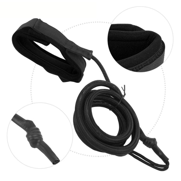 SUP Paddleboard Surfboard Coiled Leash Ankle Wrist Leg Rope Safety Leash 2.18M