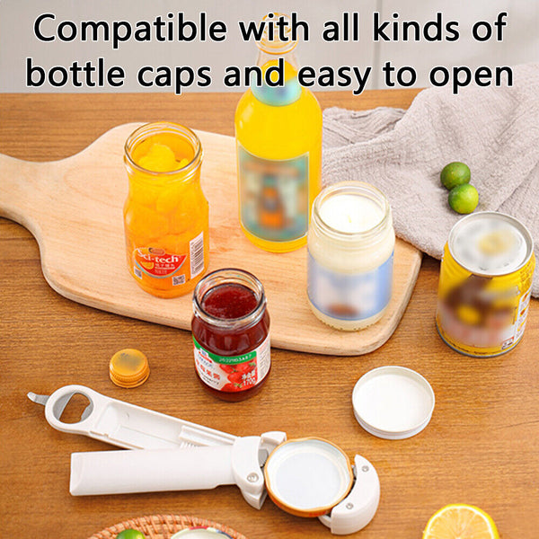Multifunctional Magnetic Jar Adjustable Bottle Lid Beer Gripper Can Opener