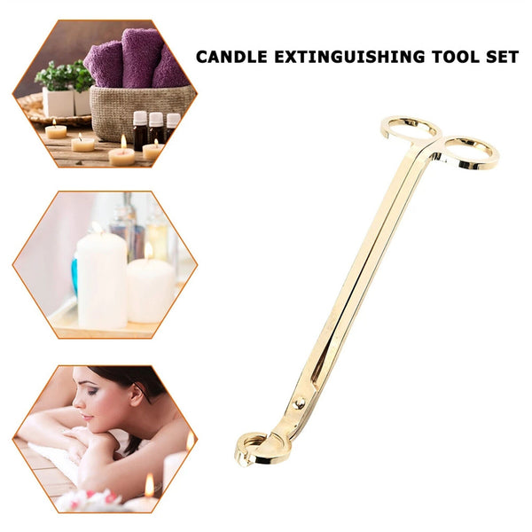 18cm Candle Wick Trimmer Oil Lamp Stainless Steel Trim Scissors Snuffers Cutter
