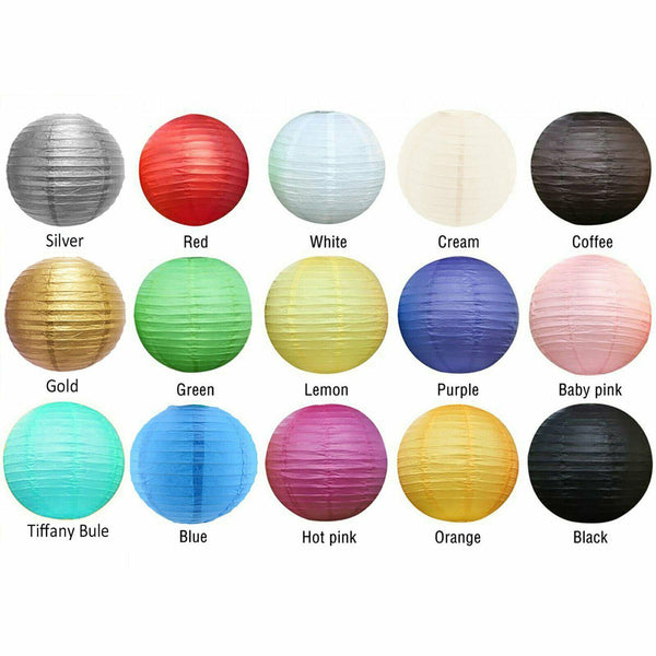 Paper Lanterns Pom Poms Chinese Festival Birthday Wedding Party AU