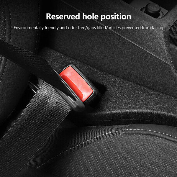 2Pcs Car Seat Gap Filler Spacer Auto PU Universal Soft Holster Blocker Pad AU