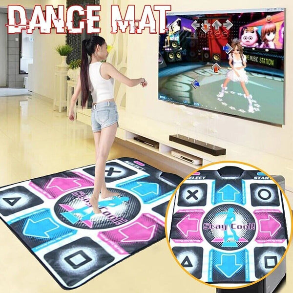 USB Dancing Mat Step Blanket Dance Mat Pad Non-Slip For PC TV AV Video Game
