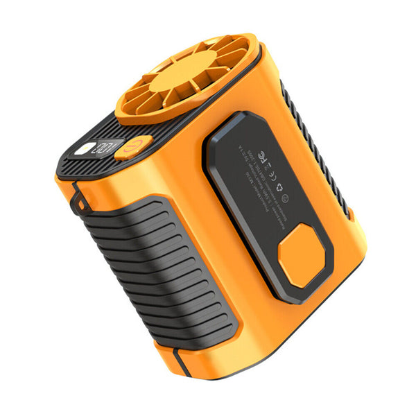 Portable Belt Fan Cooling Outdoor Personal Waist Clip Fans USB Electric Cooler