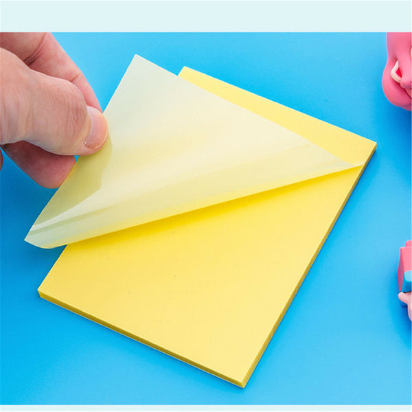 UP 600 Sheets Transparent PET Memo Sticky Note Daily To Do Stationery Waterproof