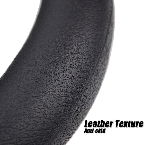 Car Steering Wheel Cover Protector Universal Leather Texture Silicone