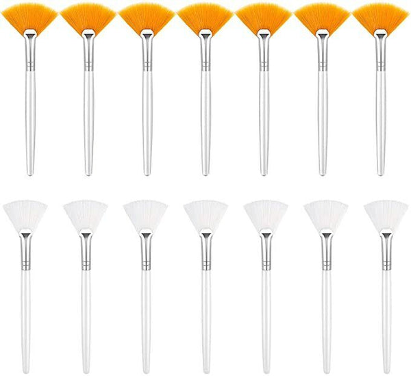 20PCS Fan Brushes Facial Brushes Soft Makeup Brush Cosmetic Applicator Tools AU