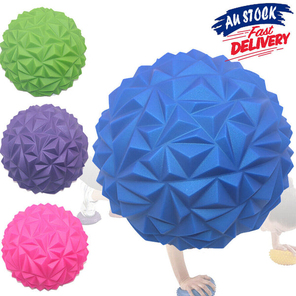 Massager Spiky Stress Relief Massage Ball Semi-sphere Yoga Foot Point Trigger AU