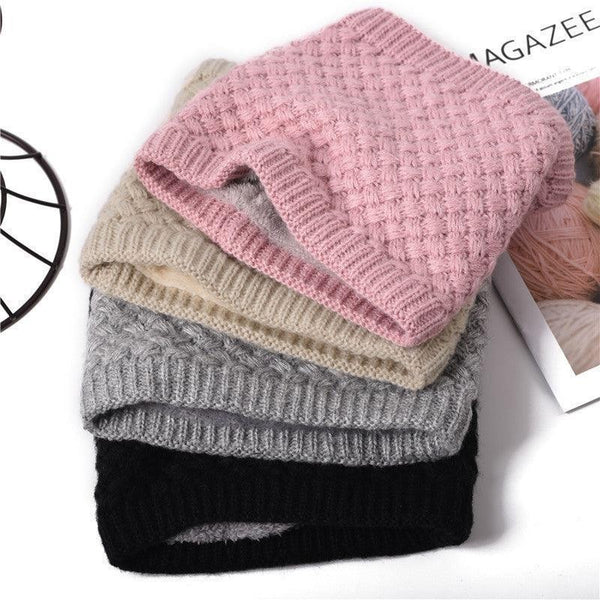 Winter Neck Warmer Tube Scarf Thermal Fleece Snood Unisex Knit Gaiter