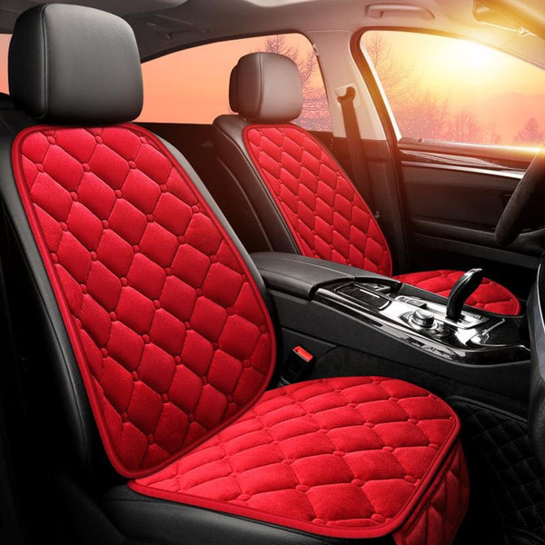 Winter Plush Car Seat Cushion Soft Warm Front Seat Cover Universal Fit